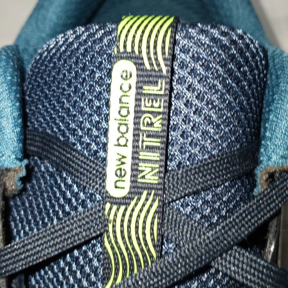 NEW BALANCE NITRIL MENS SNEAKERS SIZE 13 BLUE NEON GREEN - Picture 3 of 10